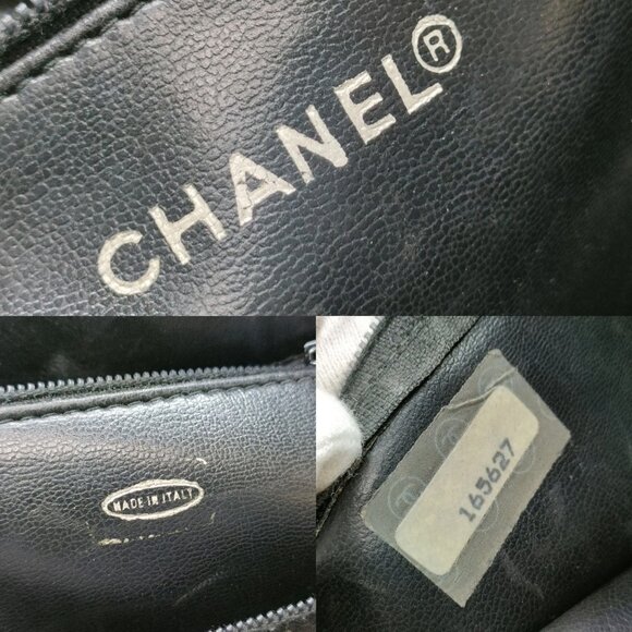 698658BV (X6) Chanel Hand Bag Matelasse Black Lambskin - Picture 9 of 10